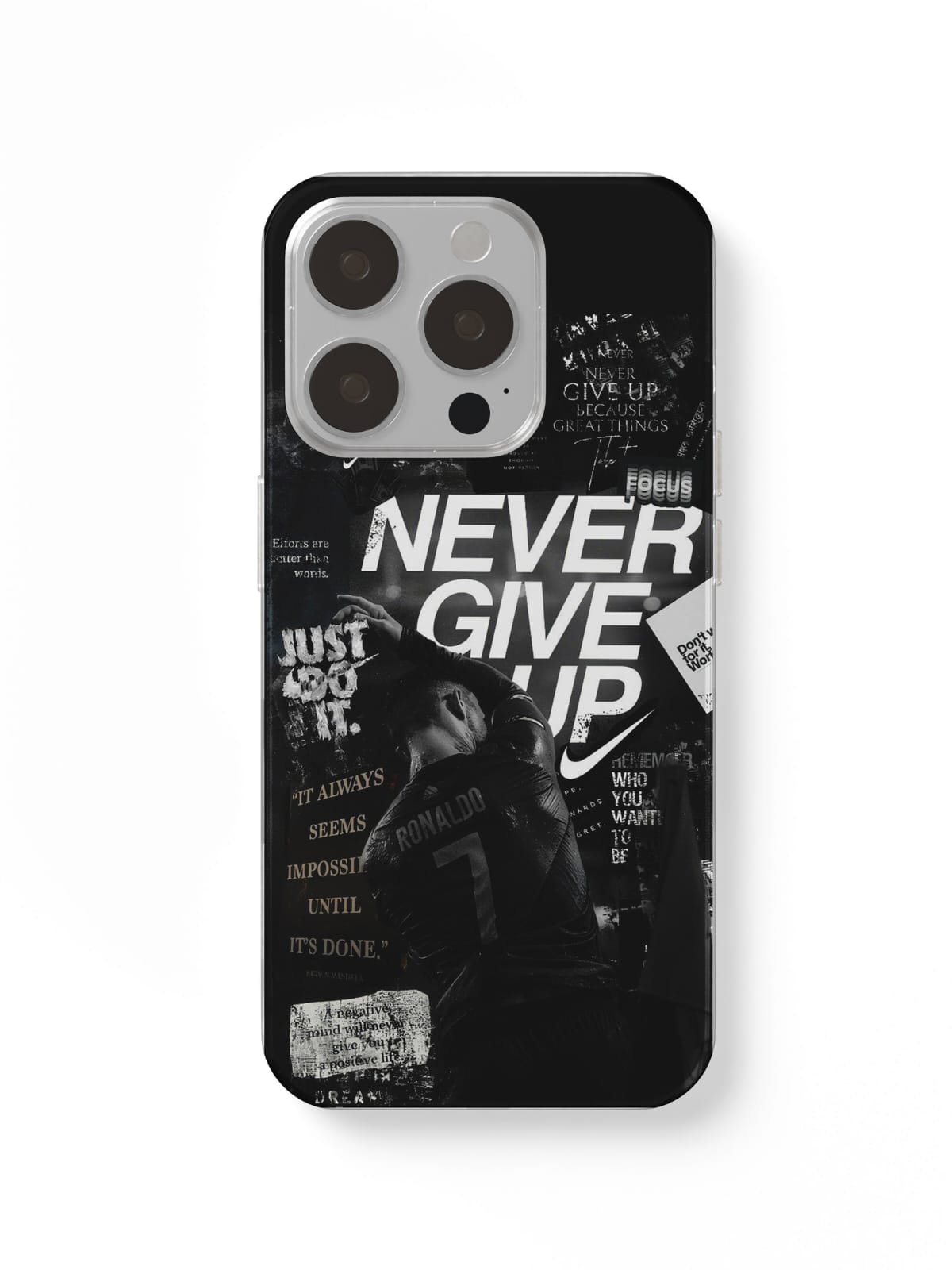 NEVER GIVE UP